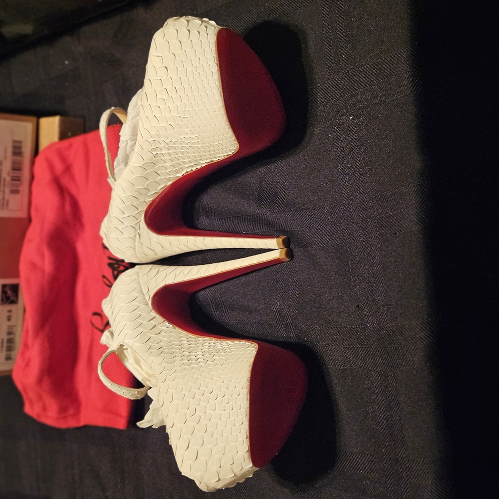 Authentic Lady Highness 160 Python Mat Elegant Wh… - image 7